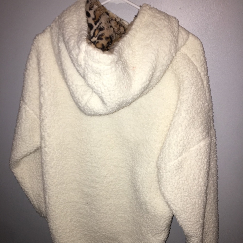 Fluffy teddy bear hoodie
